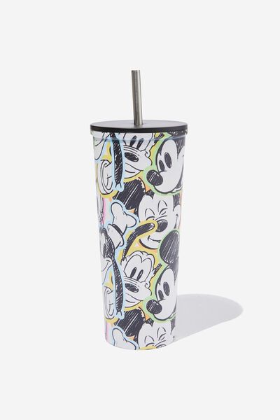 Collab Metal Smoothie Cup, LCN DIS MICKEY RAINBOW