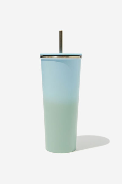 Metal Smoothie Cup, ARCTIC BLUE OMBRE