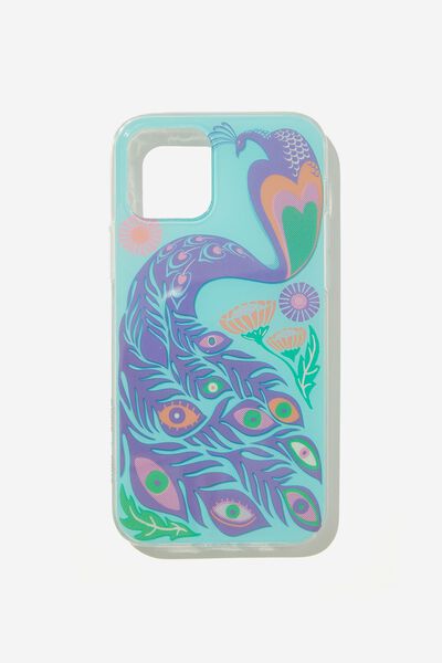 Snap On Phone Case Iphone 12/ 12 Pro, AS TXM PEACOCK