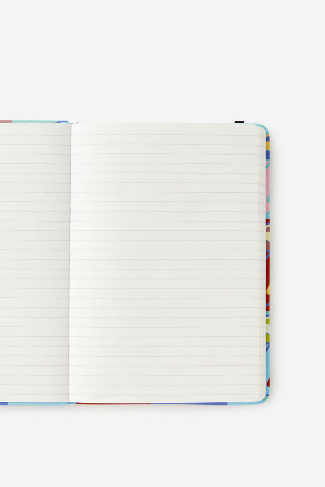 A5 Collector Hard Lined Notetaker Notebook, LCN BRA ROLLING STONES