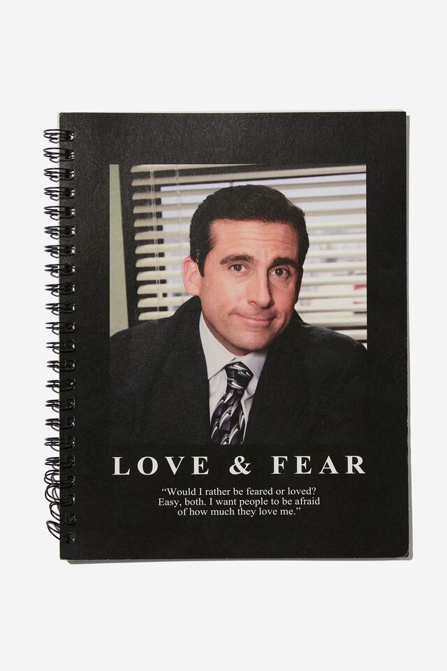 College Ruled Campus Notebook, LCN UNI THE OFFICE FEAR & LOVE