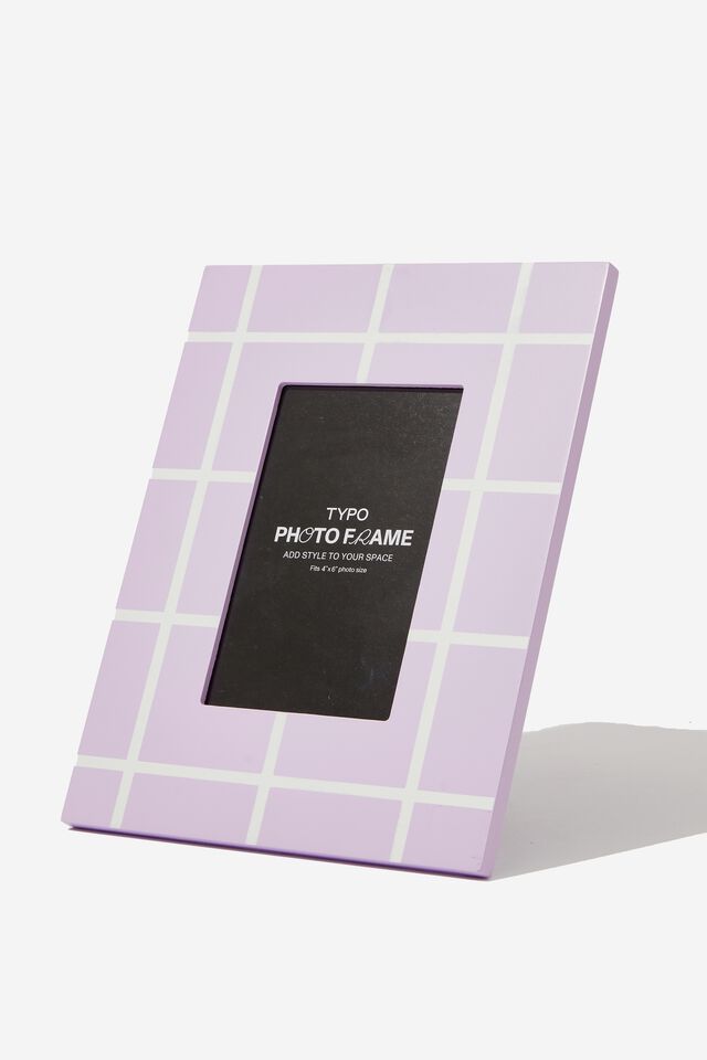 Picture This Photo Frame, LILAC GRID