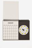 2023 Spin My Wheel Calendar, BLACK & WHITE!! - alternate image 2