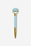 Jasmine Roller Pen, GOLD AND BLUE - alternate image 1