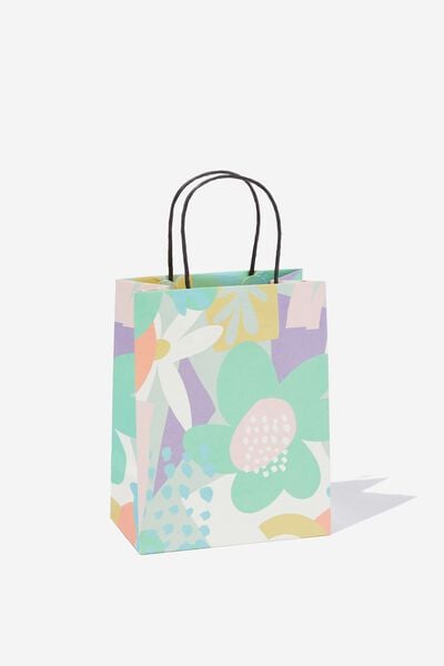 Get Stuffed Gift Bag - Small, ABSTRACT FLORAL SOFT POP