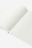 A5 Soft Lined Notetaker Notebook, MINTY BLUE SKIES SPLICE - example image 3