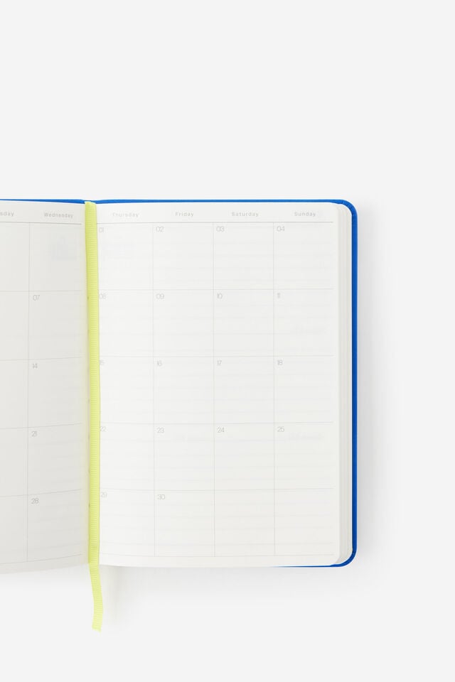 Personalised 2027 B6 Weekly On Schedule Diary, OCEANA/WASABI