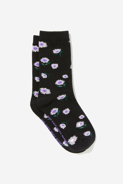 Socks, GROW YOUR OWN WAY FLORAL YDG VT
