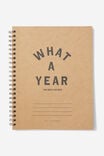 A4 Campus Notebook, WHAT A YEAR CRAFT - alternate image 1
