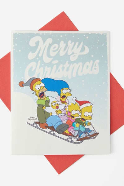 Christmas Card 2024, LCN SIM SIMPSONS SLED