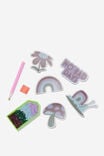 Gem Art Magnet Kit, NO BAD DAYS MUSHROOMS - alternate image 2