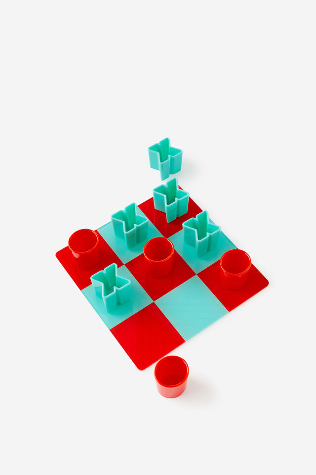 Acrylic Tic Tac Toe Shot Game, MULTI