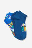 2 Pk Of Ankle Socks, ALWAYS RIGHT YDG (M/L) - alternate image 1