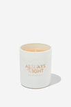 Tell It Like It Is Candle, LATTE ALWAYS RIGHT - alternate image 1