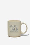 Daily Mug, SMALL TALK SURVIVALIST - alternate image 1