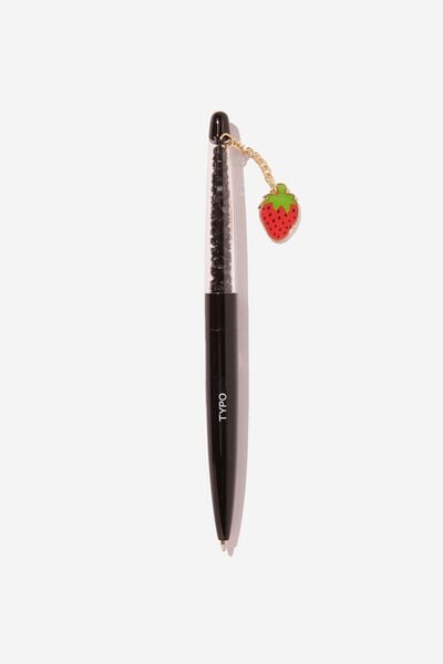 Charm Pen, RED STRAWBERRY
