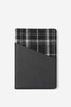 A5 Arlow Journal, BLACK AND CHECK - alternate image 1