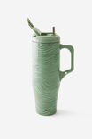 Loft Tumbler 1.2L, WAVE TEXTURE/TYPO GREEN - example image 2
