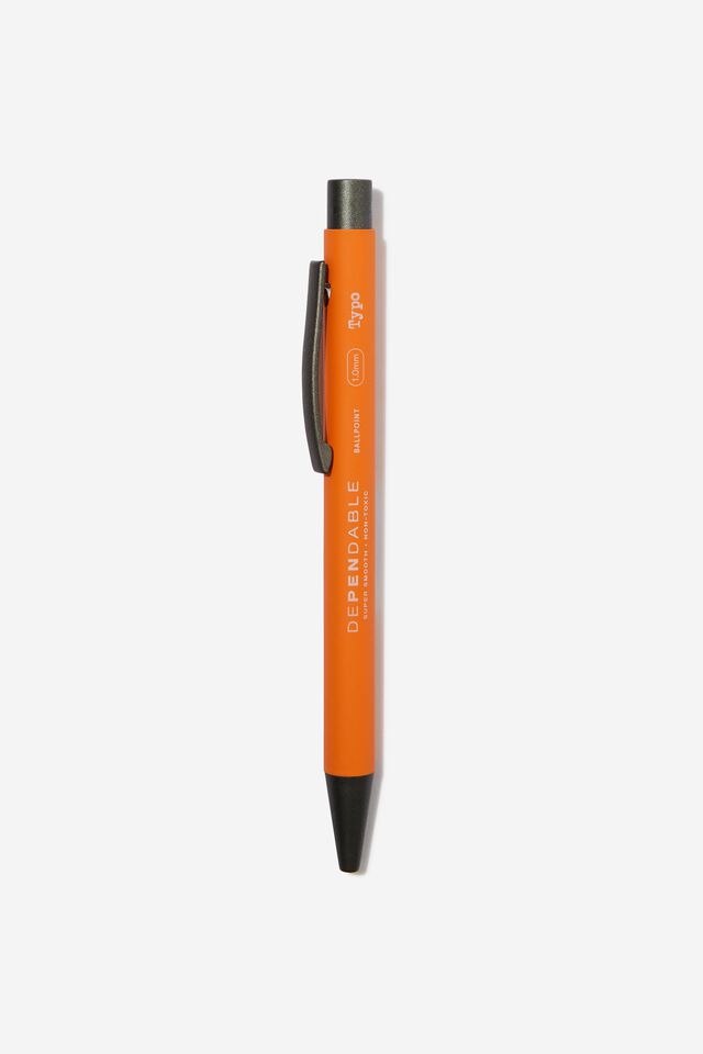 Dependable Ballpoint Pen, BLAZE ORANGE
