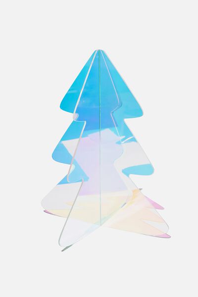 Acrylic Christmas Tree, IRRIDESCENT