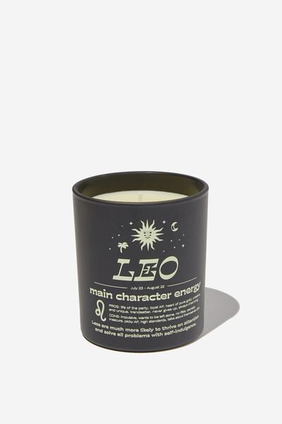 Horoscope Candle, LEO BUTTER YELLOW