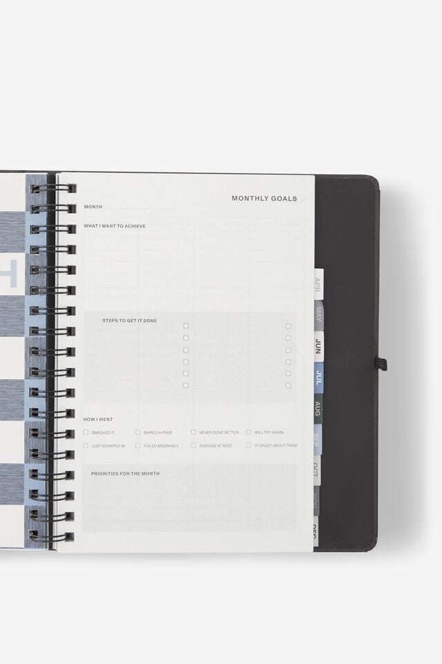 2025 Stay Focused Weekly Planner, BLACK