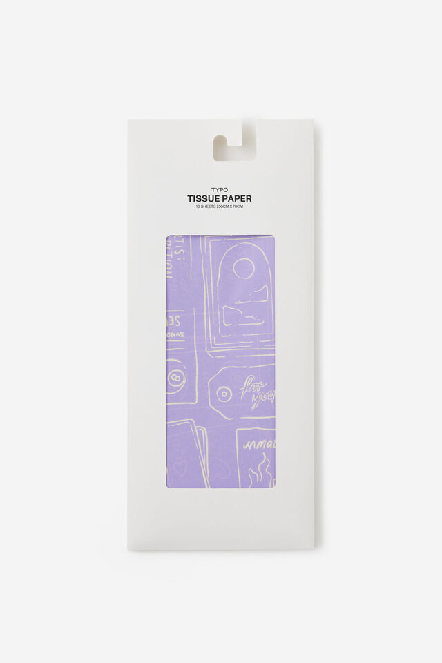 Tissue Paper Pack, TRINKETS & TICKETS ORCHID