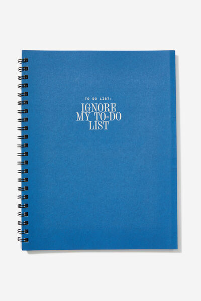 A4 Campus Notebook, TO DO LIST NAVY