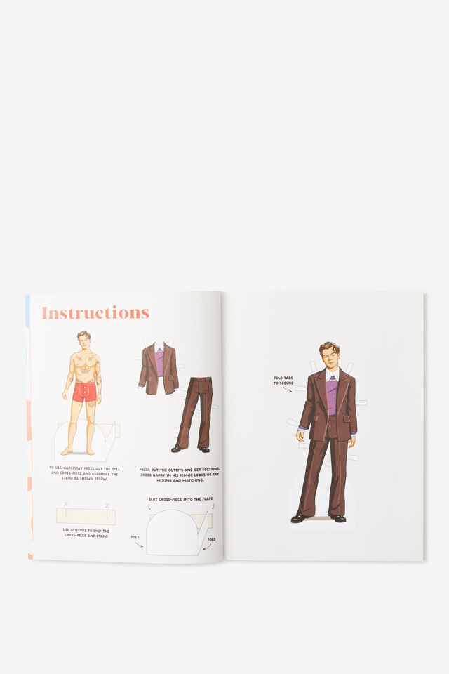 Dress Up Harry:  A Harry Styles Paper Doll Book, MULTI