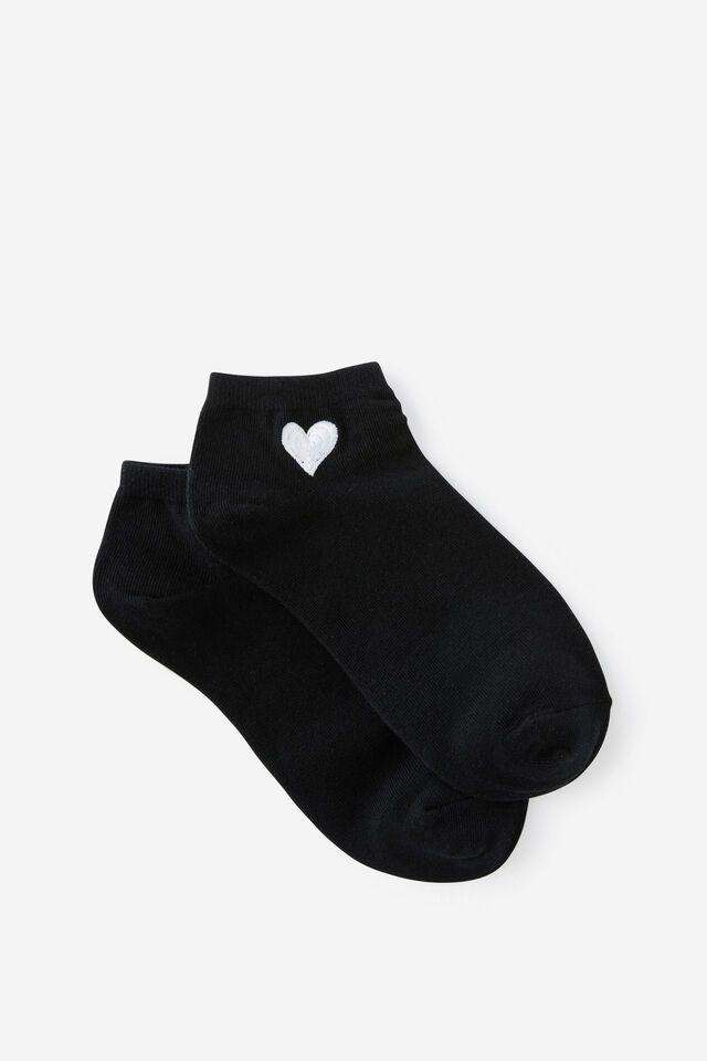 Ankle Socks 2 Packs, SLEEPING PANDA S/M