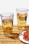 Glass Tumbler Set Of 2, HAVE A GREAT DAY - alternate image 2