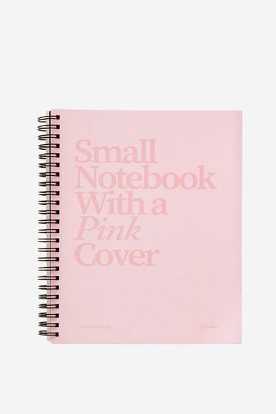A5 Campus Notebook-V (8.27" x 5.83"), PINK COVER