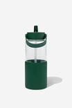 Premium Big Sipper Drink Bottle, HERITAGE GREEN POLKA - alternate image 1