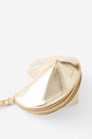 Premium Luggage Tag, FORTUNE COOKIE / METALLIC GOLD - alternate image 2