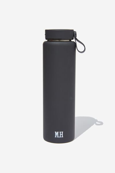 Personalised On The Move Drink Bottle 1L, BLACK
