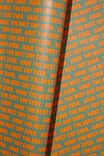 Roll Wrapping Paper, HAVE THE BEST DAY EVER BASIL ORANGE - alternate image 1