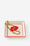 Retro Square Trinket Tray, LIPS - example image 2