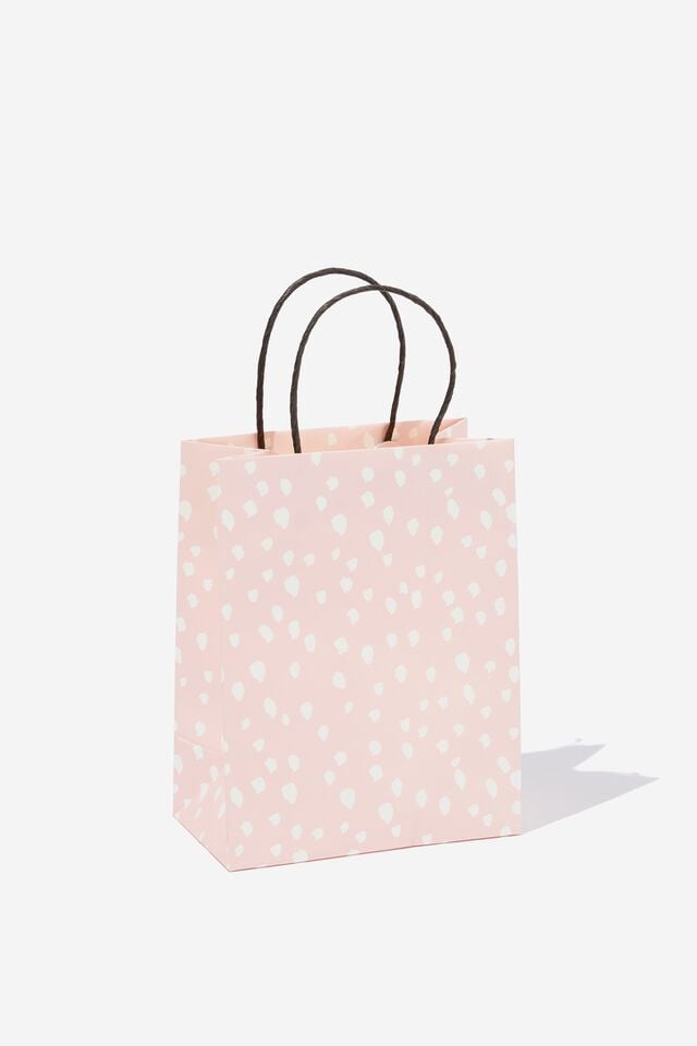 Get Stuffed Gift Bag - Small, SPOTS BALLET BLUSH