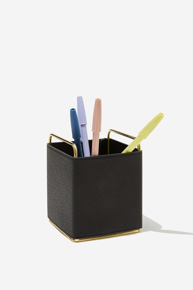 Recycled Mix Pen Holder, BLACK