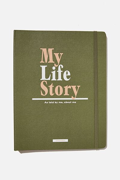 Large Premium Activity Journal, MY LIFE STORY