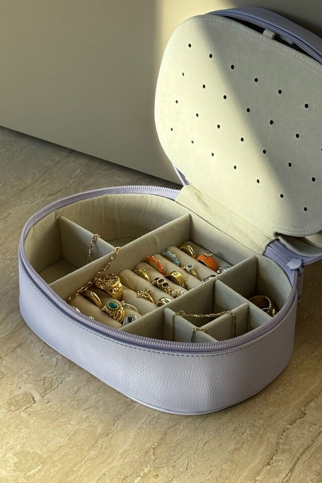 Off The Grid Jewellery Case Large, LAVENDER HAZE