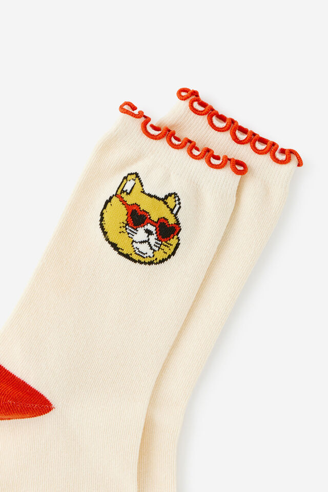 Mid Crew Socks, LCN WB POWERPUFF GIRLS