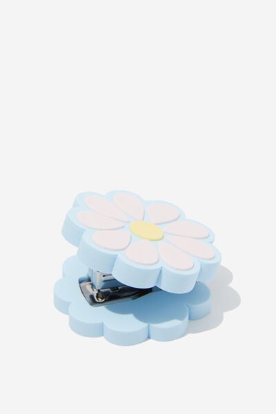 Shaped Stapler, PINK AND BLUE FLOWER