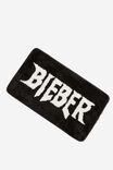 Justin Bieber Floor Rug, LCN BRA JUSTIN BIEBER BLACK LOGO - alternate image 1