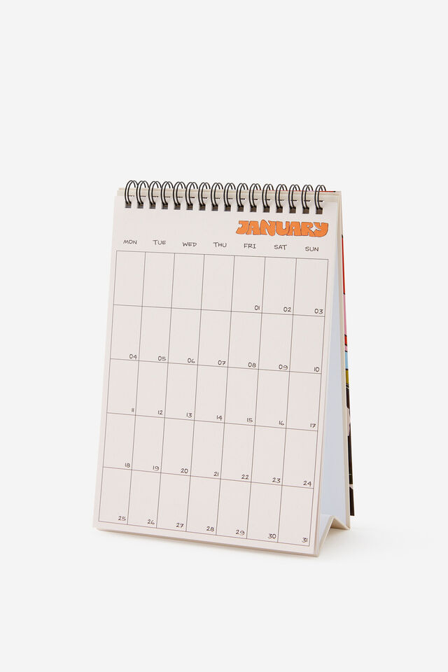 2027 Get A Date Desk Calendar, LCN ROLLING STONES