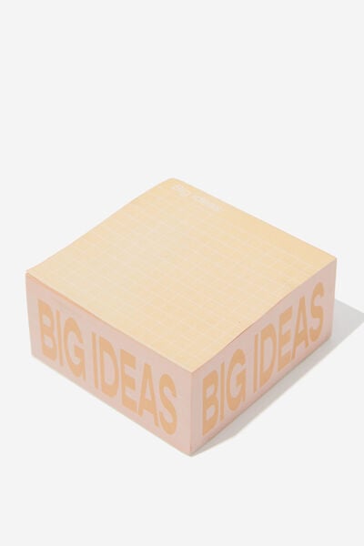 Sticky Memo Block, BIG IDEAS LATTE