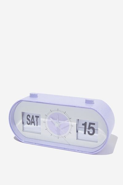 Flip Clock V2.0, SOFT LILAC SPECKLE