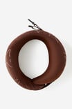 Wrap Around Travel Pillow, ESPRESSO STAR - example image 2