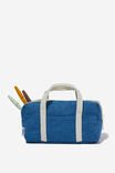 Novelty Pencil Case, BARREL BAG / BLUE MID DENIM - alternate image 2
