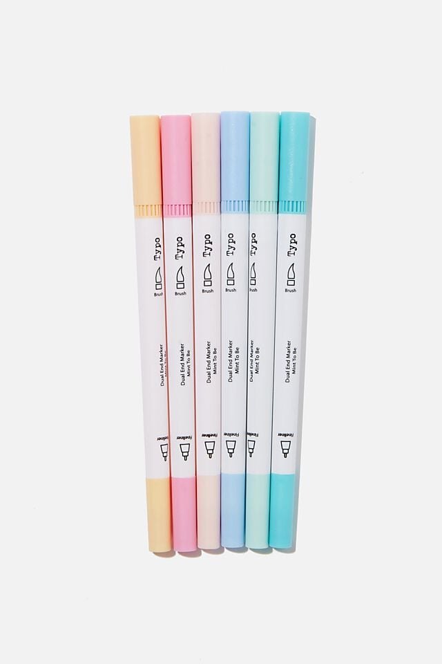 Pastel Intensity Dual-Tip Markers - 6 Count